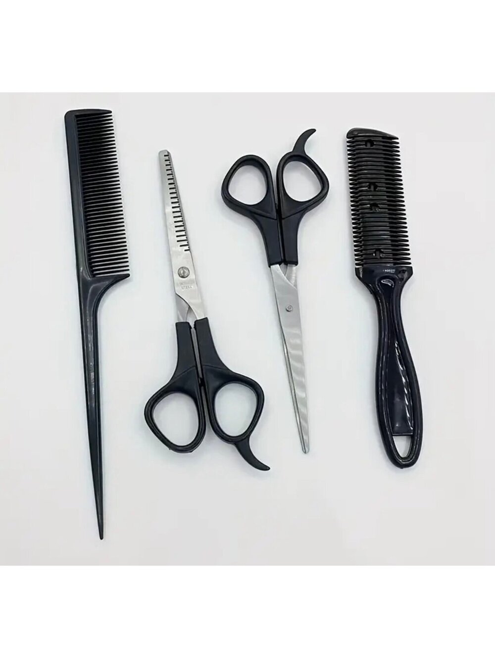 New - 4pcs Professional Hair Styling Set -Salon Quality Haircuts at Home